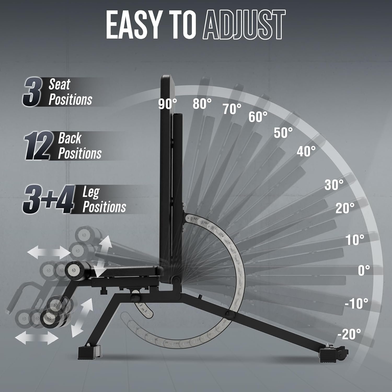 Mikolo Power Cage, Power Rack with Cable Crossover System, 1500LBS Squat Rack with LAT Pull Down - Image 6