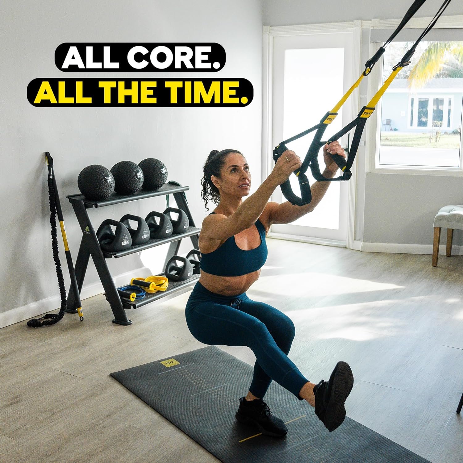 TRX All-in-ONE Suspension Training System: Full Body Workouts for Your Home Gym, Travel, and Outdoor - Image 9
