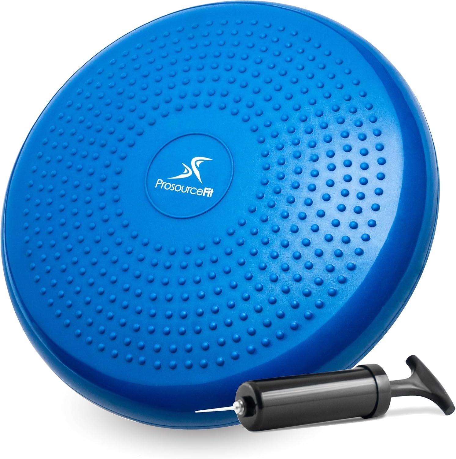 ProsourceFit Core Balance Disc Trainer, 14” Diameter with Pump for Improving Posture, Fitness, - Image 2