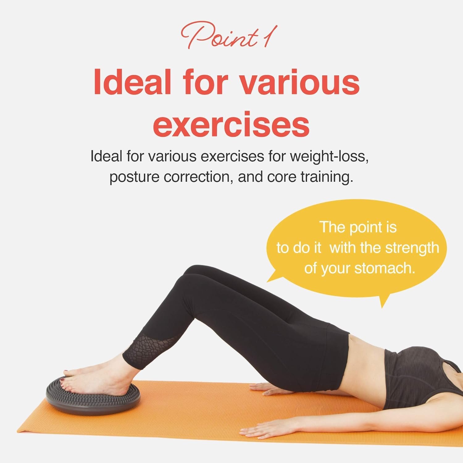 Primasole Balance disc 1 PC Comes with an air Pump Exercise Disk for Stability Workout - Image 3