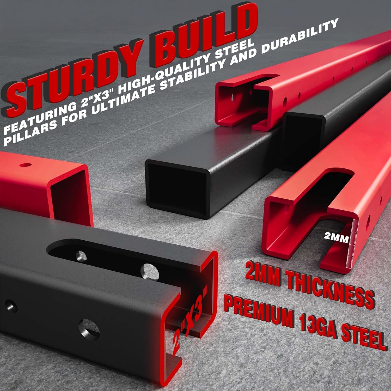 RitFit Buffalo Smith Machine, Power cage with LAT-Pull Down System & Cable Crossover System, - Image 3