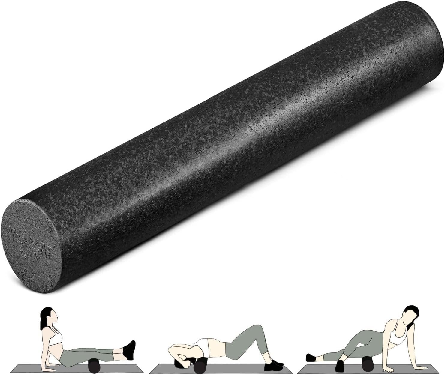 Yes4All High-Density EPP Round Back Roller Foam, Exercise Foam Roller for Yoga, Pilates & Stretching - Image 2