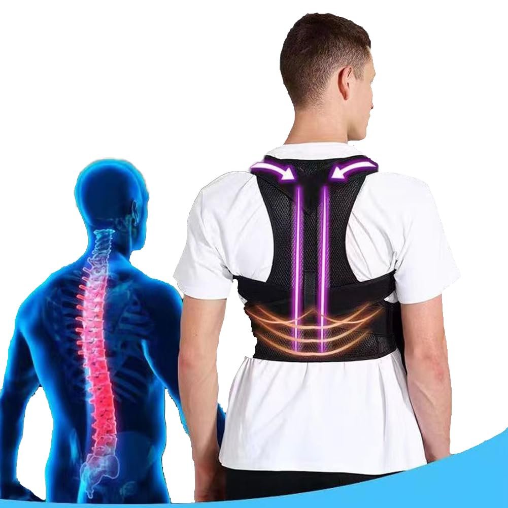 Posture Corrector for Women and Men,for Preventing Hunchback Upper Back Brace, Adjustable Back - Image 4