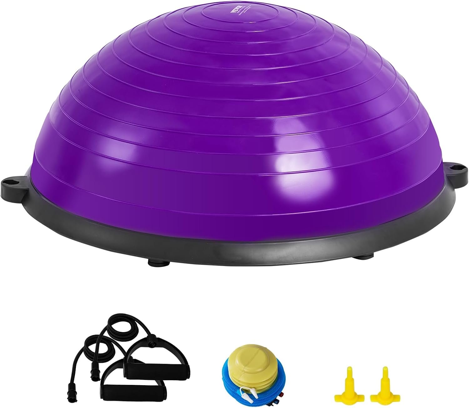 VEVOR Half Exercise Ball Trainer, 23/26 inch Balance Ball Trainer, 1500lbs Capacity Stability Ball, - Image 11