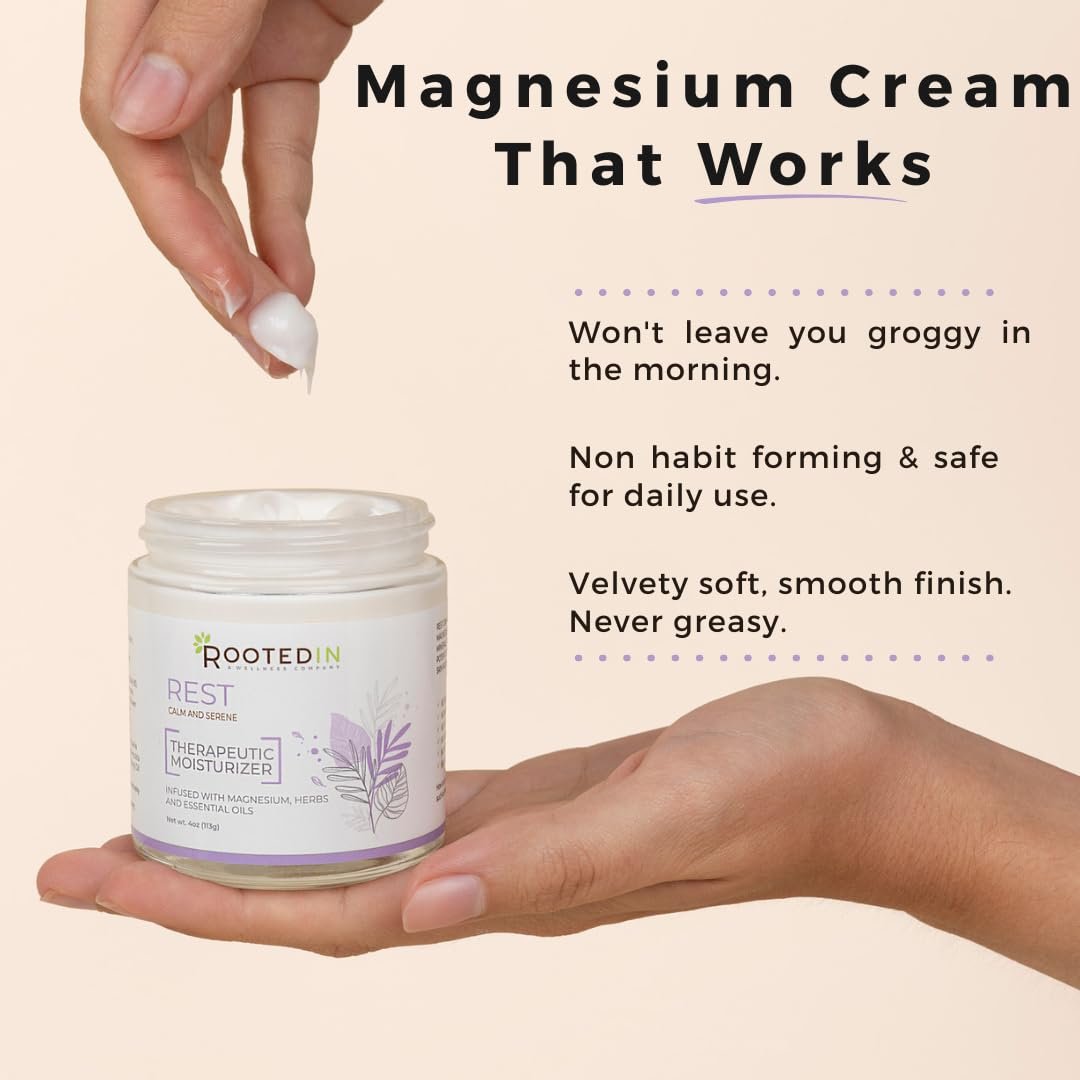 Rest Magnesium Lotion for Sleep – Science Backed Sleep Aid – 2X More Magnesium Chloride – Fast, - Image 4