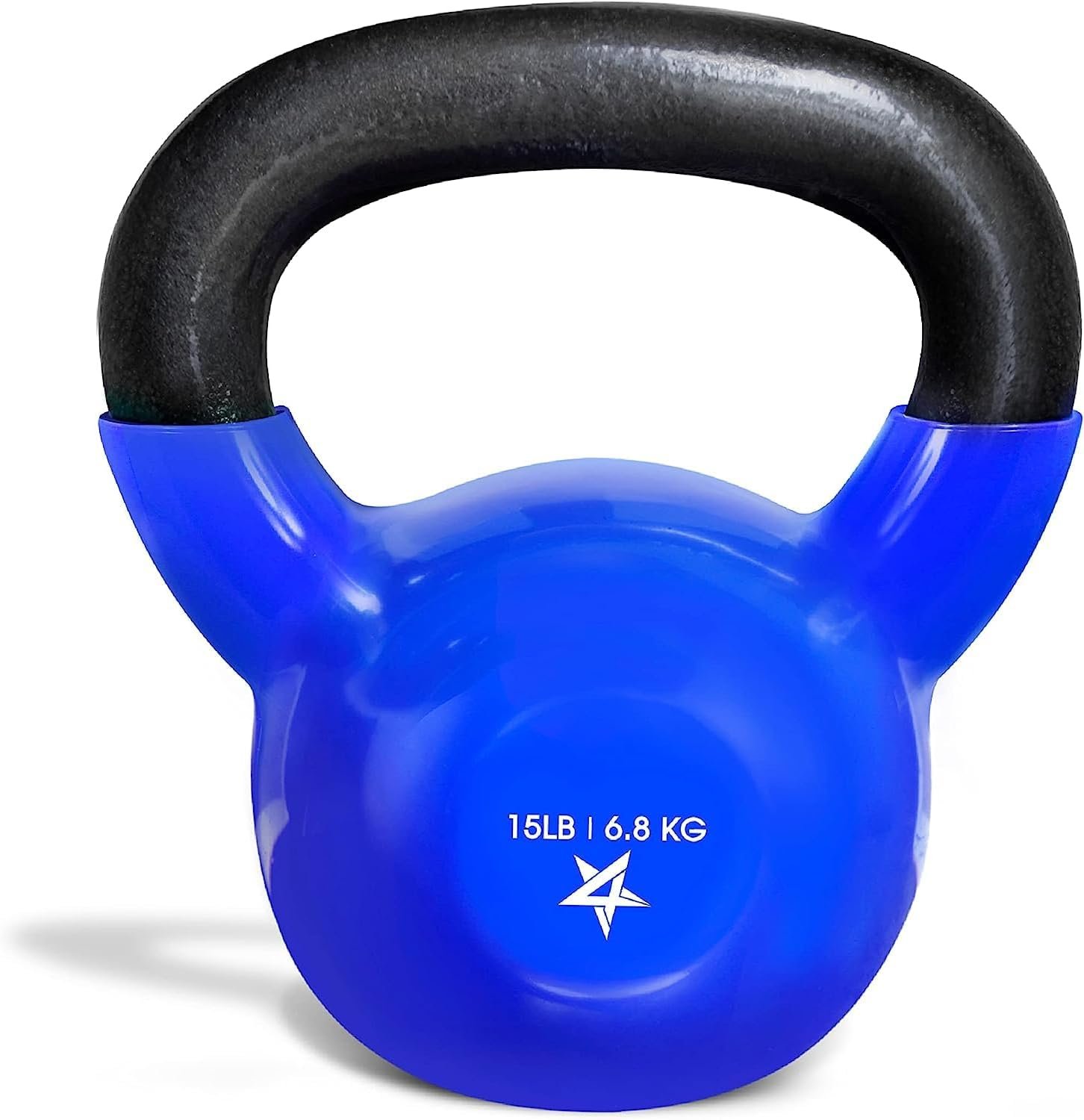 Yes4All Kettlebell, 5-100 LB Vinyl Coated Cast Iron Strength Training Kettlebells for Home Gym - Image 2