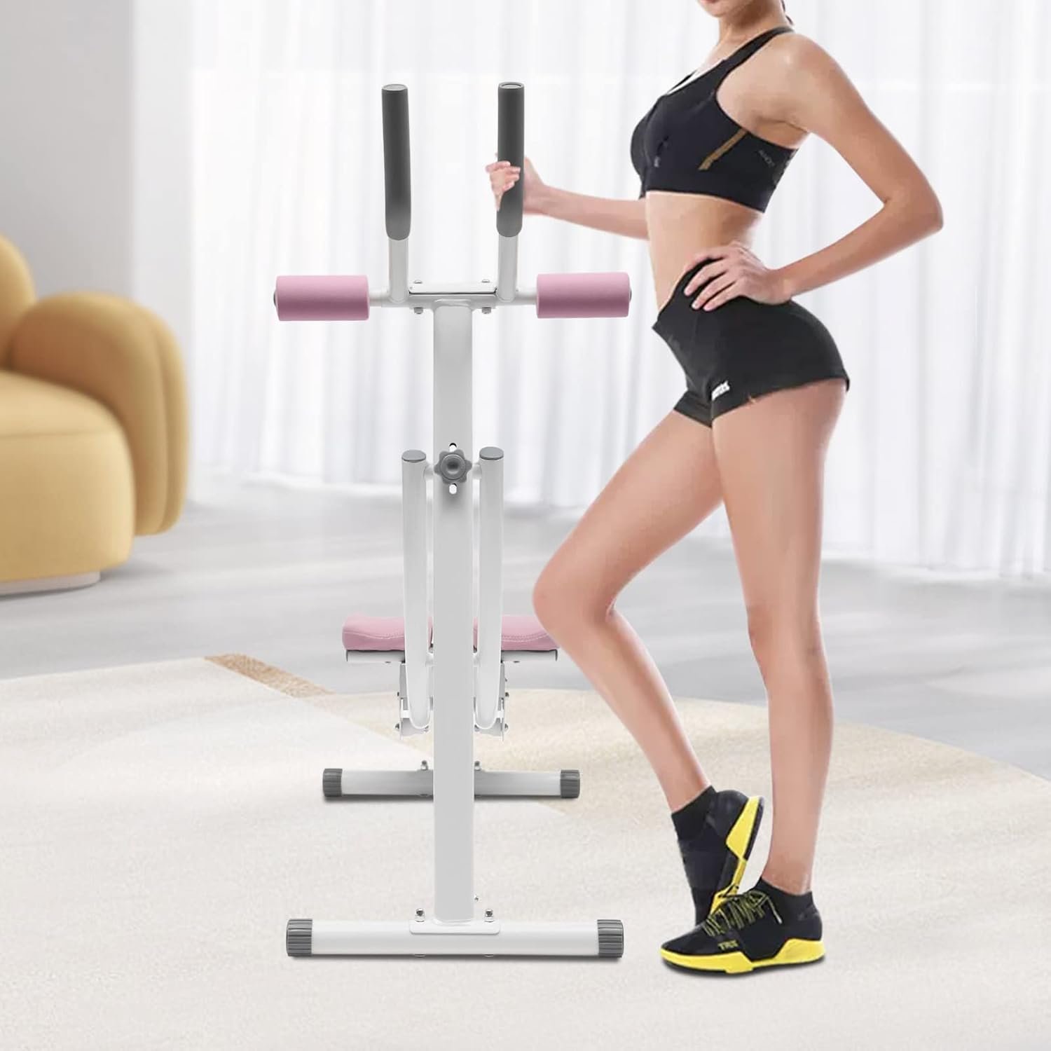 Ab Machine, AB Workout Equipment for Abdominal Exercise and Strength Training, Adjustable 3-Gear Ab - Image 9