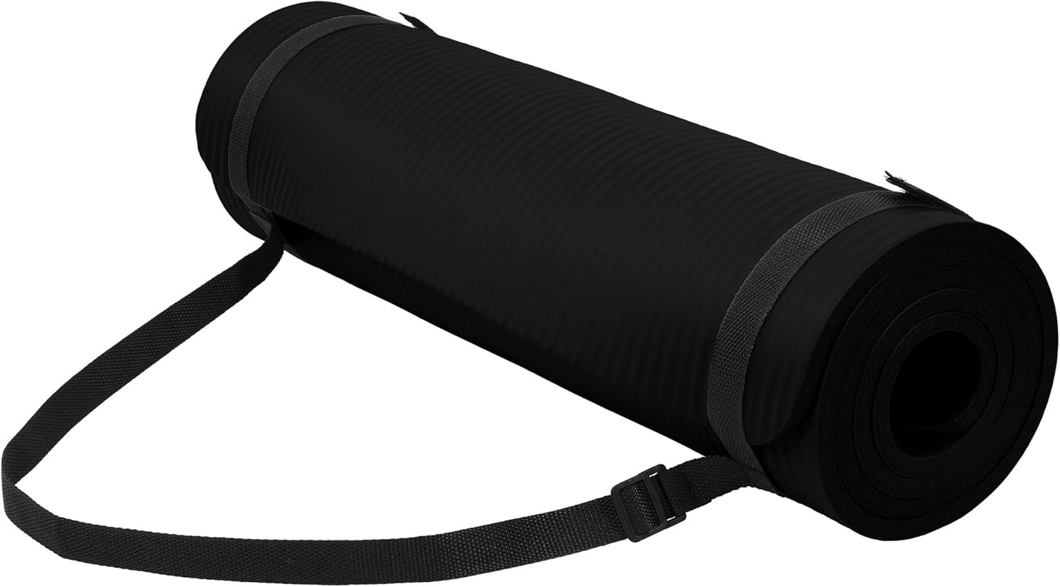 Fitvids Yoga Mat, 1/2-Inch Extra Thick High Density Exercise Mat, Anti-Tear Exercise Yoga Mat with - Image 2