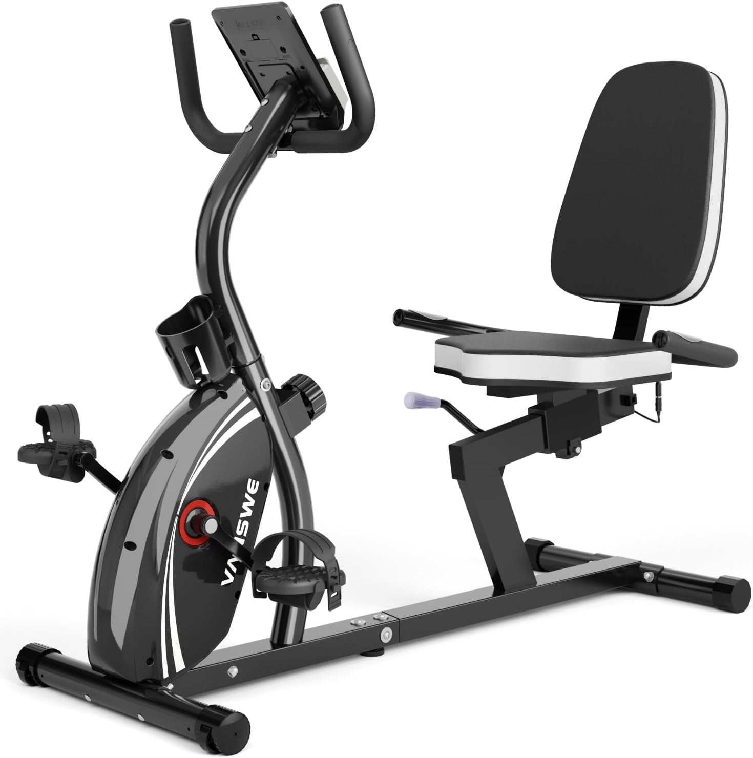 VANSWE Recumbent Exercise Bike for Adults Seniors - Recumbent Bikes for Home with Magnetic - Image 2