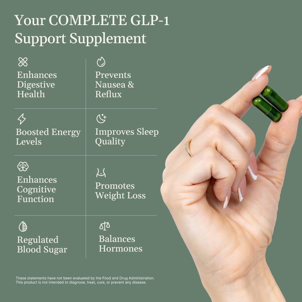 GLP-1 Supplement for Women & Men Side Effect Free – Hunger & Metabolism Support – Natural GLP1 - Image 3
