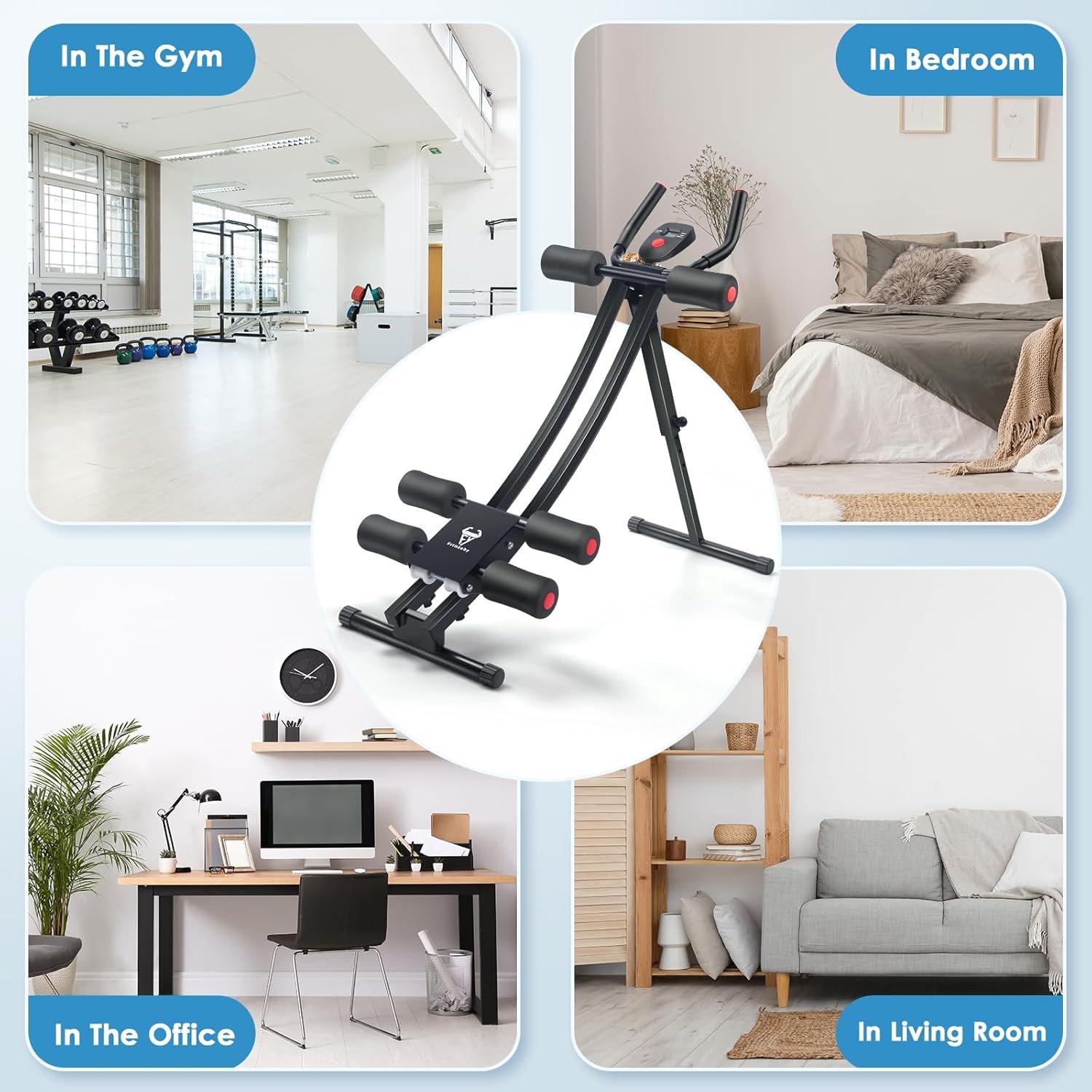 Abdominal Trainers, Adjustable AB Machine at Home or Gym for Core Strength Training, Ab Cruncher - Image 8