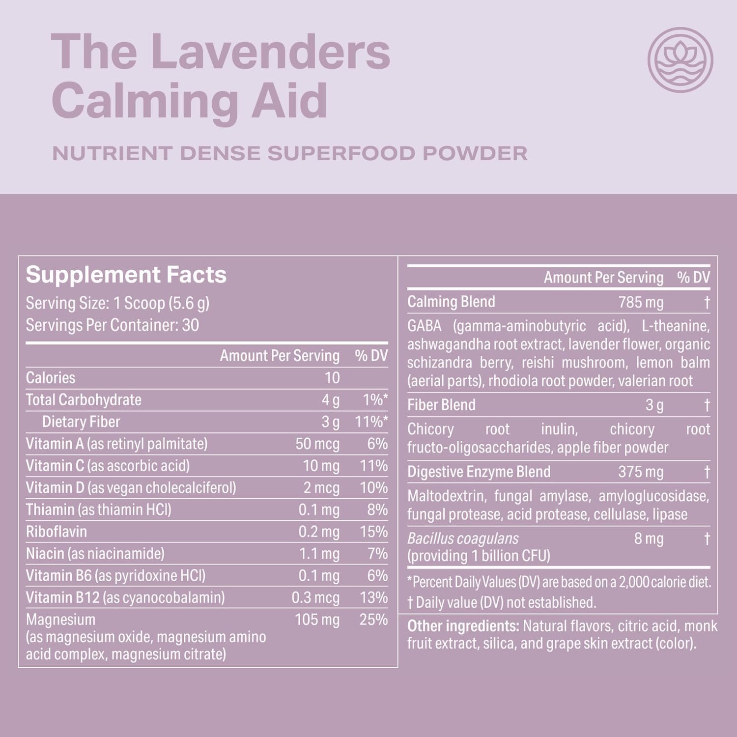 Proper, The Lavenders Calming Aid. Sleep and Relaxation Drink Mix. GABA L-Theanine Supplement with - Image 8