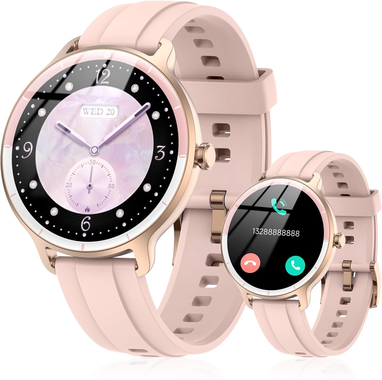 Smart Watch for Men Women(Answer/Make Calls), Smartwatch Built-in AI Voice, 1.27" HD Fitness Tracker - Image 2