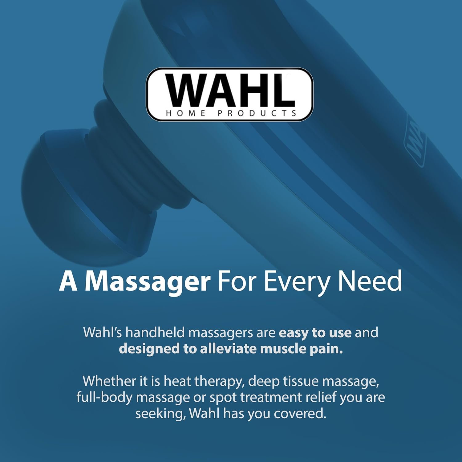 Wahl Deep Tissue Corded Long Handle Percussion Massager - Handheld Therapy with Variable Intensity - Image 8