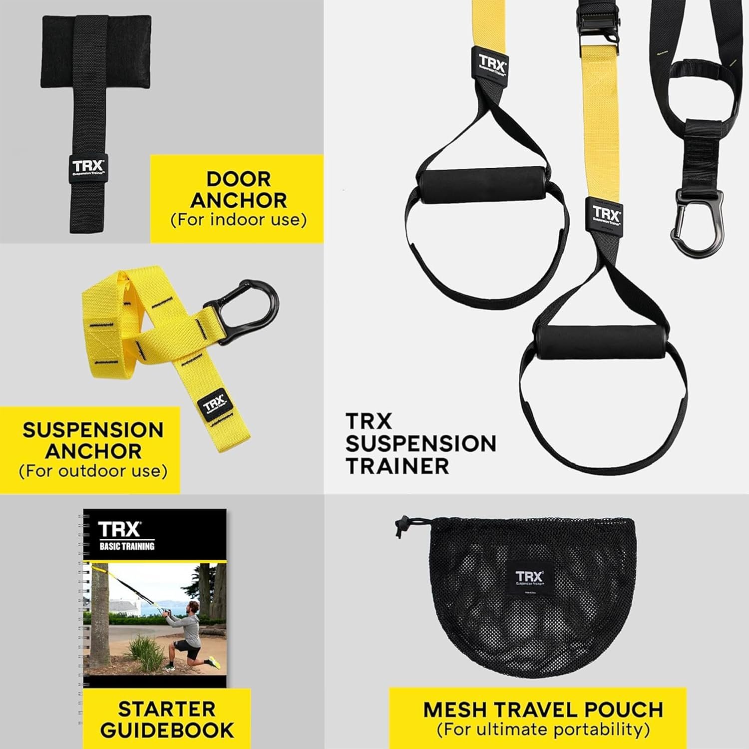 TRX All-in-ONE Suspension Training System: Full Body Workouts for Your Home Gym, Travel, and Outdoor - Image 7