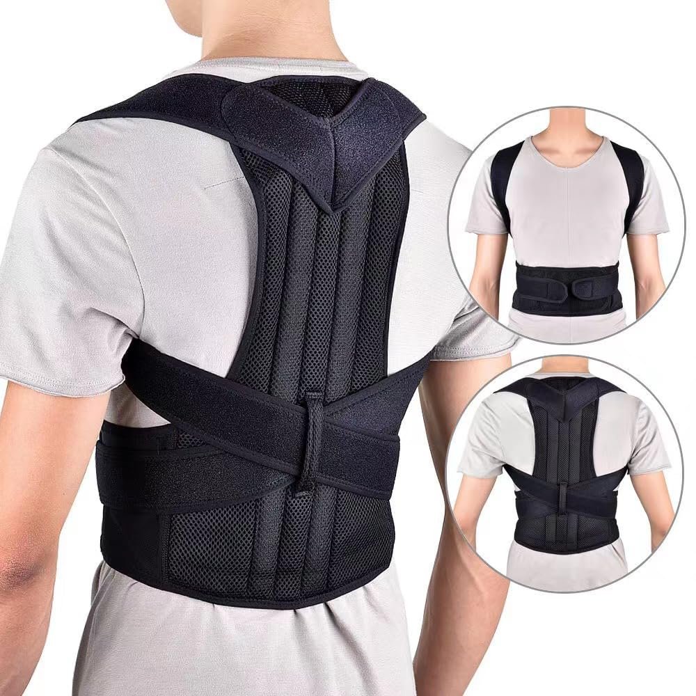 Posture Corrector for Women and Men,for Preventing Hunchback Upper Back Brace, Adjustable Back - Image 3