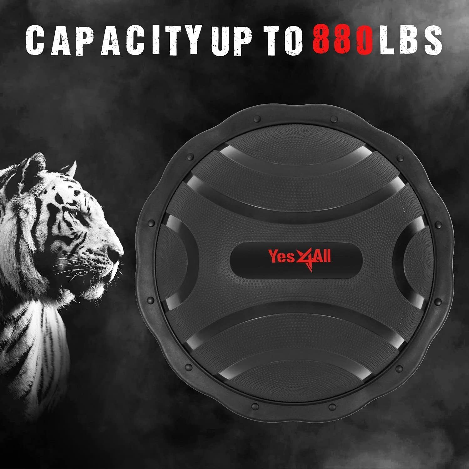 Yes4All 880LBS Premium Half Ball Balance Trainer, Stability Ball, Half Yoga Ball, Combo with Pilate - Image 7