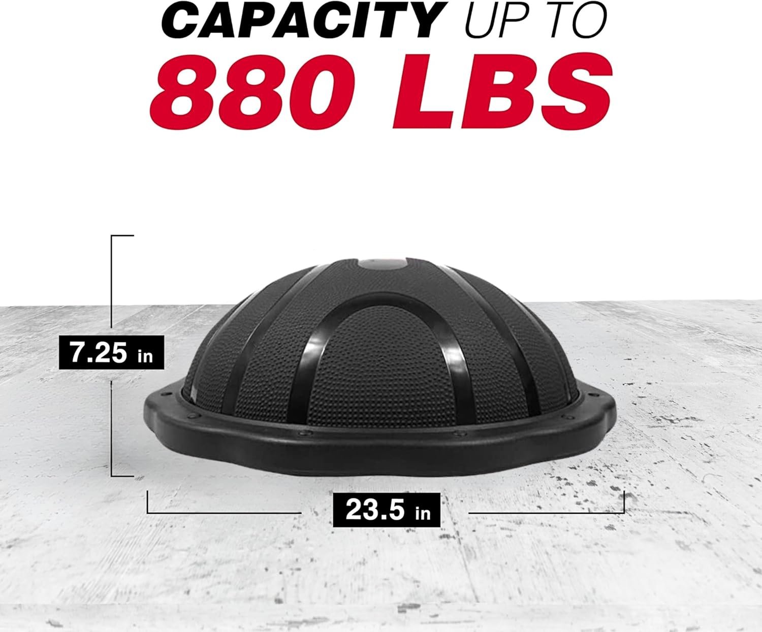 Yes4All 880LBS Premium Half Ball Balance Trainer, Stability Ball, Half Yoga Ball, Combo with Pilate - Image 3