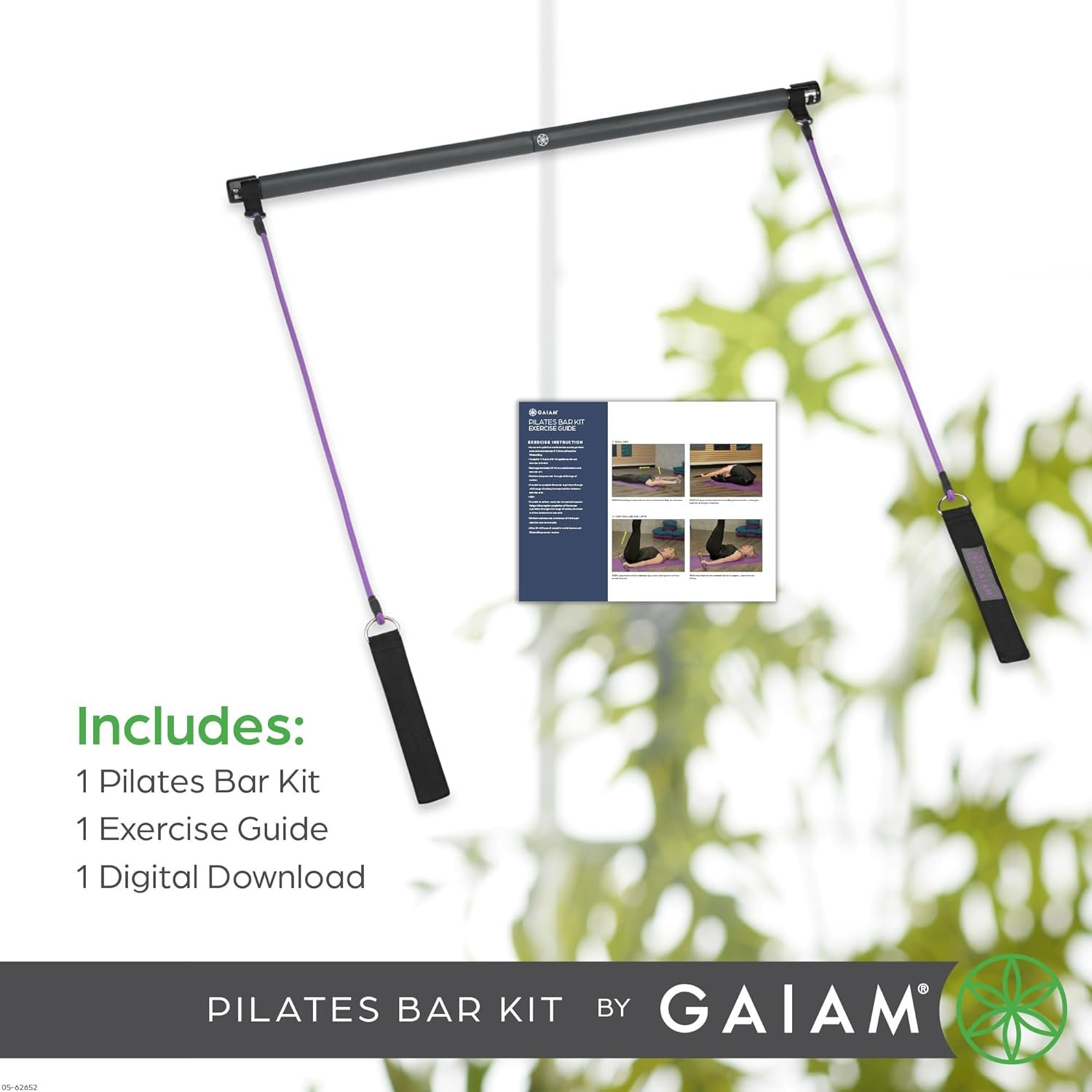 Gaiam Restore Pilates Bar Reformer Kit - Home Fitness Equipment for Total Body Workout - Includes - Image 6