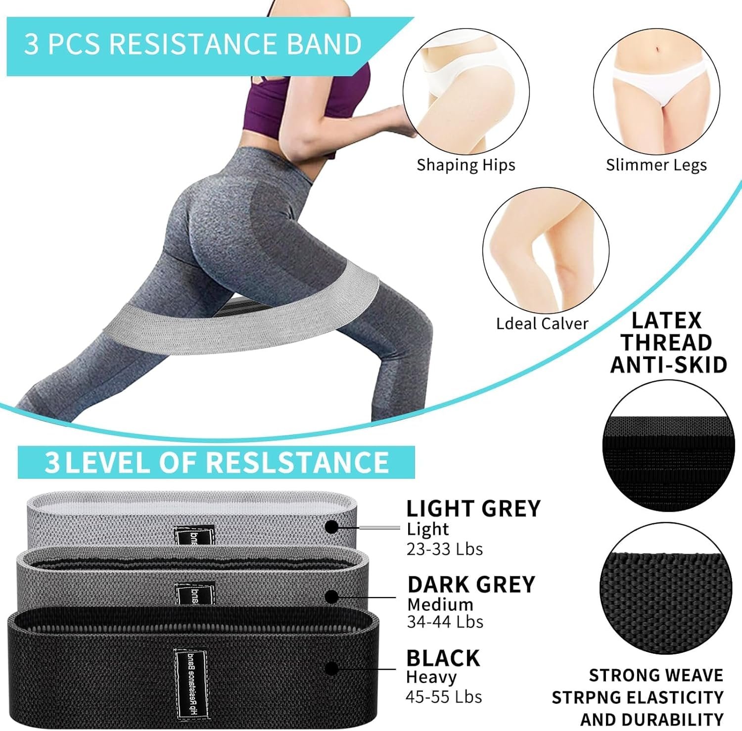 Barbell Pad Set for Squat,10 PCS Hip Thrusts Workout Foam Weight Lifting Bar Cushion with 2 Gym - Image 5