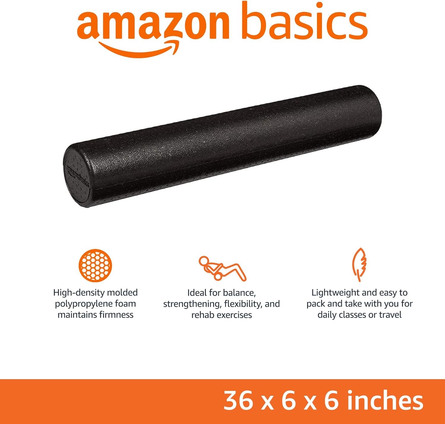 Amazon Basics High Density Foam Roller - Image 3