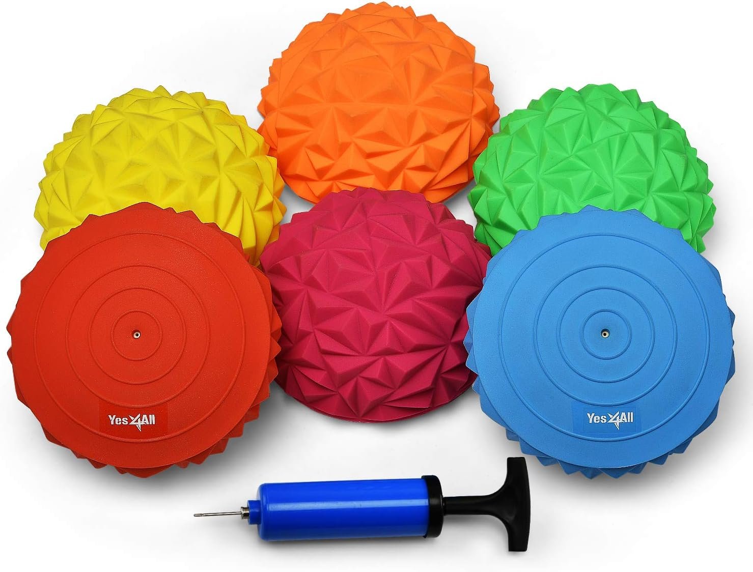 Yes4All Hedgehog Balance Pods for Exercise, Core Body Balancing, Balance Pods for Kids & Adults with - Image 2