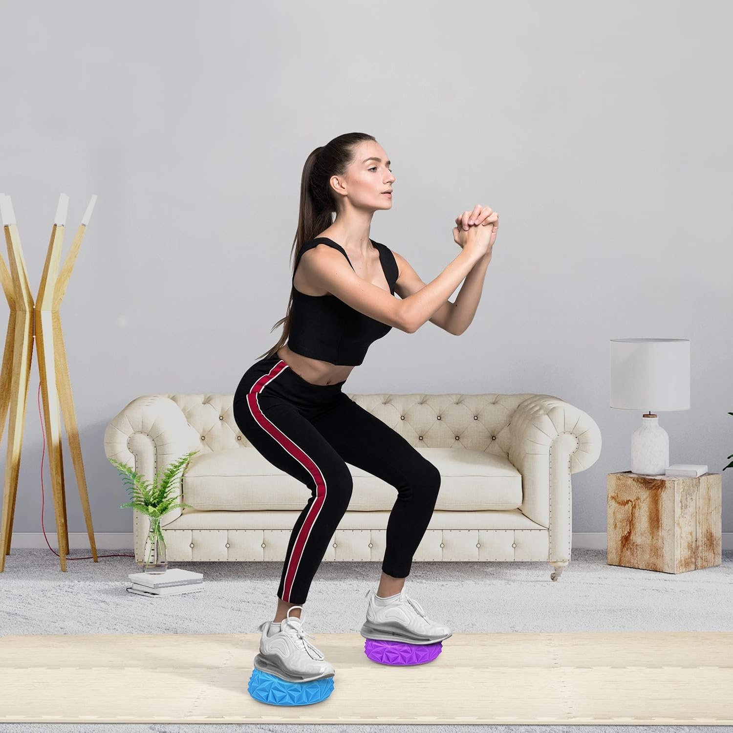 Yes4All Hedgehog Balance Pods for Exercise, Core Body Balancing, Balance Pods for Kids & Adults with - Image 6