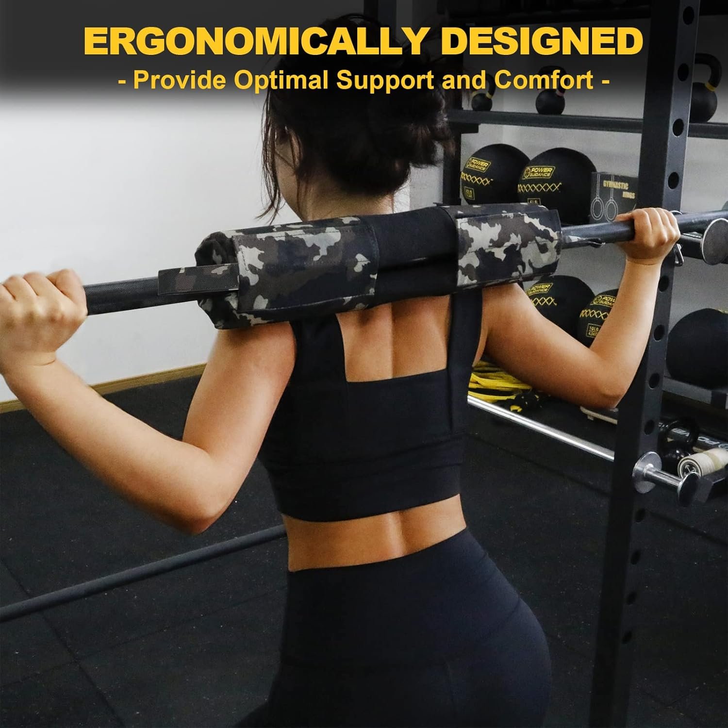 POWER GUIDANCE Barbell Squat Pad - Neck & Shoulder Protective Pad Anti-Skid Points for Squats, - Image 7