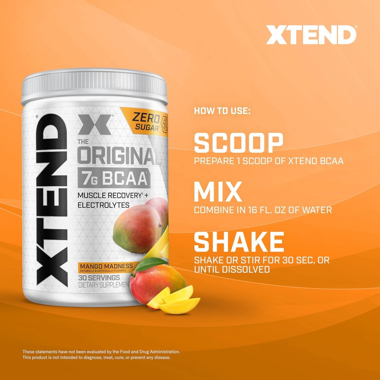 Xtend XTEND Original BCAA Powder 7g BCAA and 2.5g L-Glutamine, Sugar Free Post Workout Muscle - Image 8