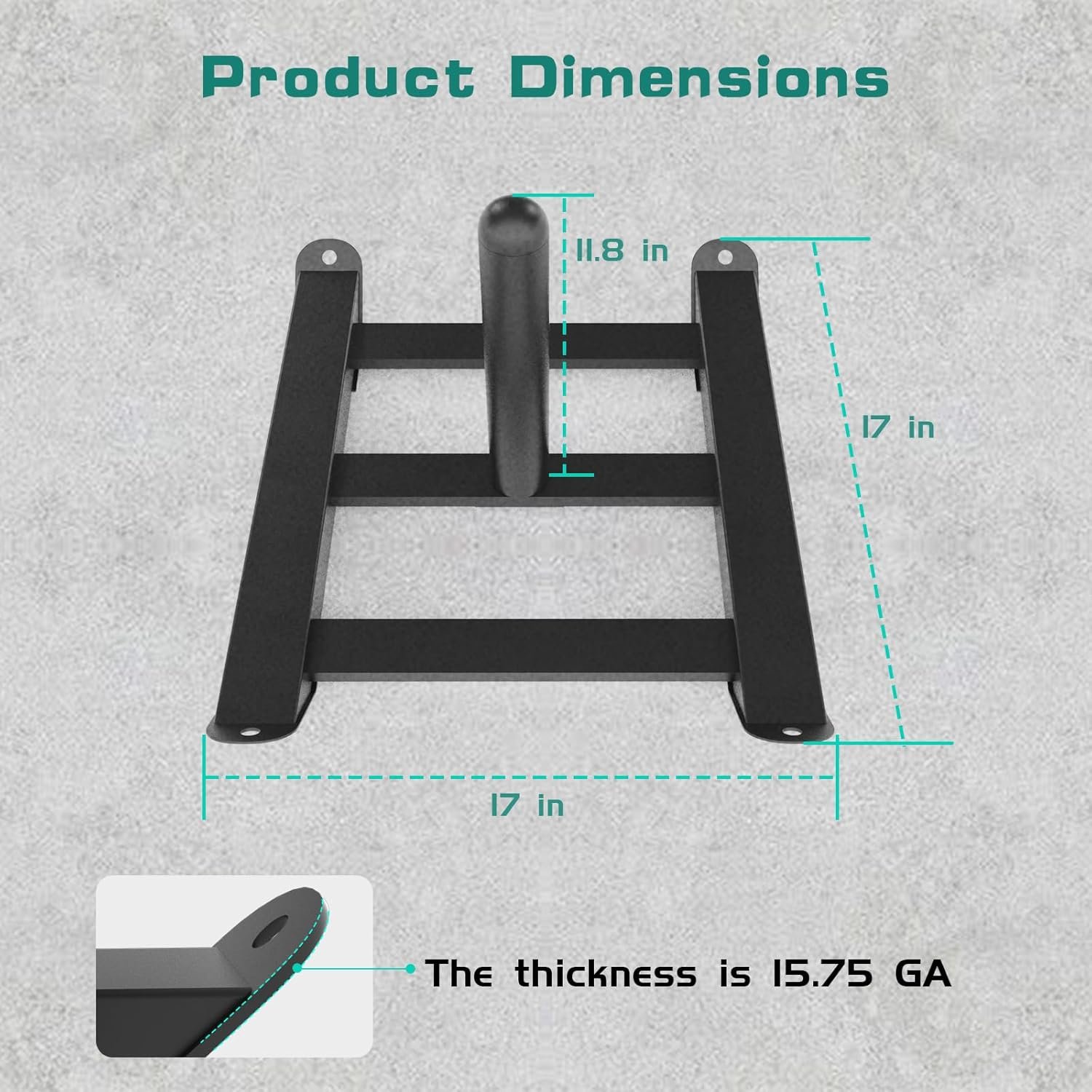 Moricher Weight Sled with Harness, Heavy Duty Fitness Strength Training Sled Workout Sled for - Image 3