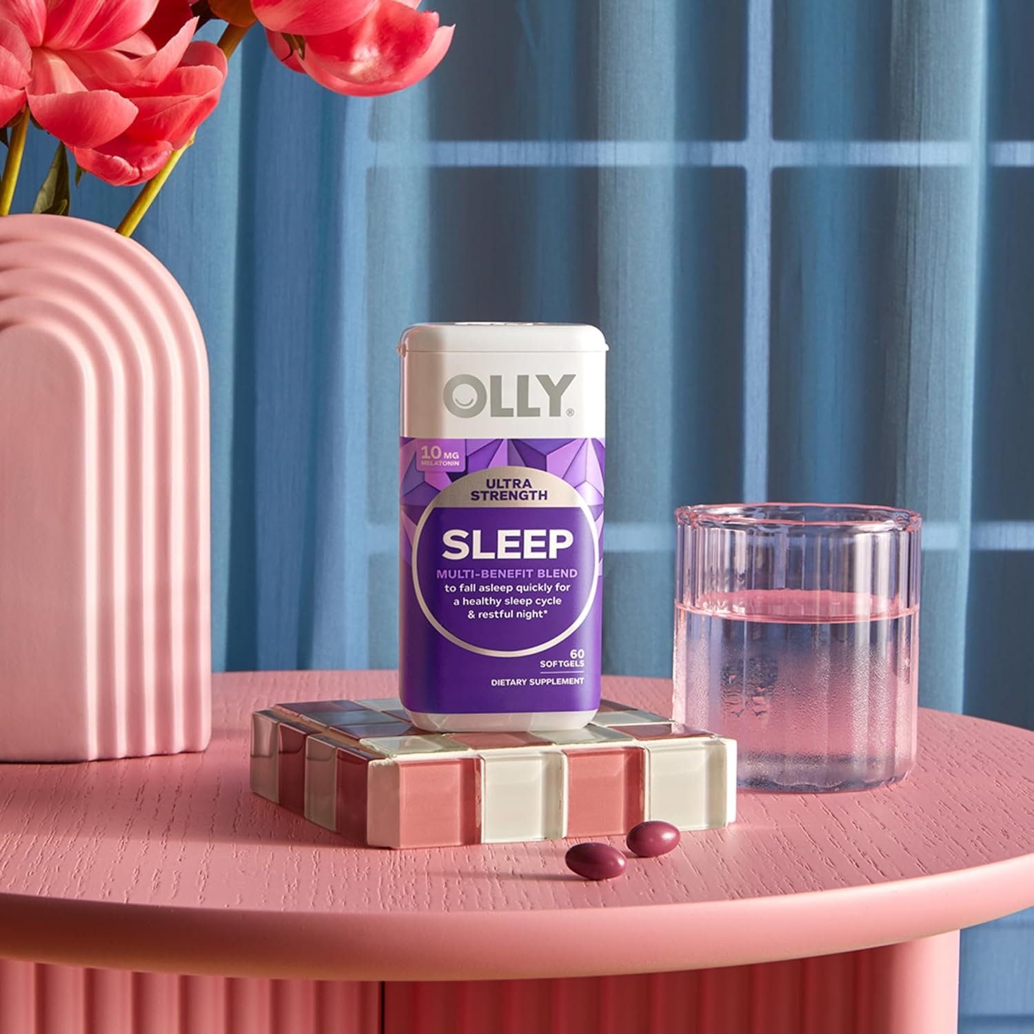 OLLY Ultra Strength Sleep Softgels, 10mg Melatonin, L-Theanine, Chamomile, Magnesium, Lemon Balm, - Image 9