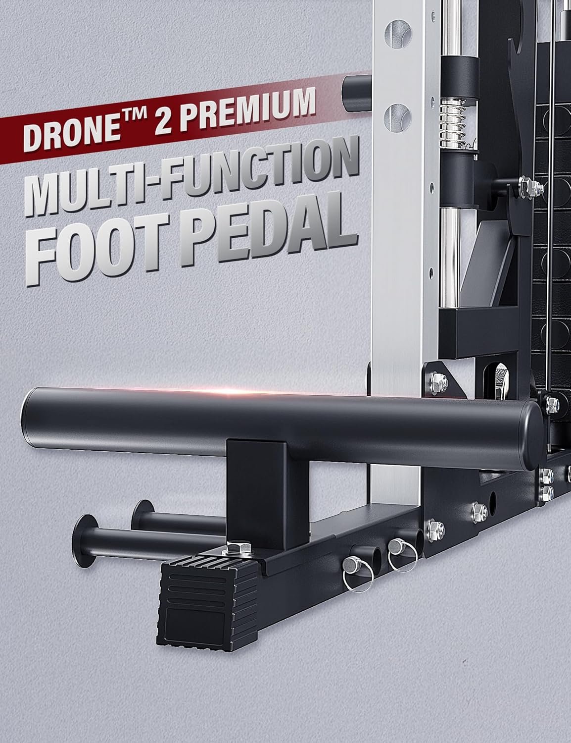 Major Fitness Drone2 Advanced Training Smith Machines– All-in-One Home Gym Squat Rack with Aluminum - Image 7