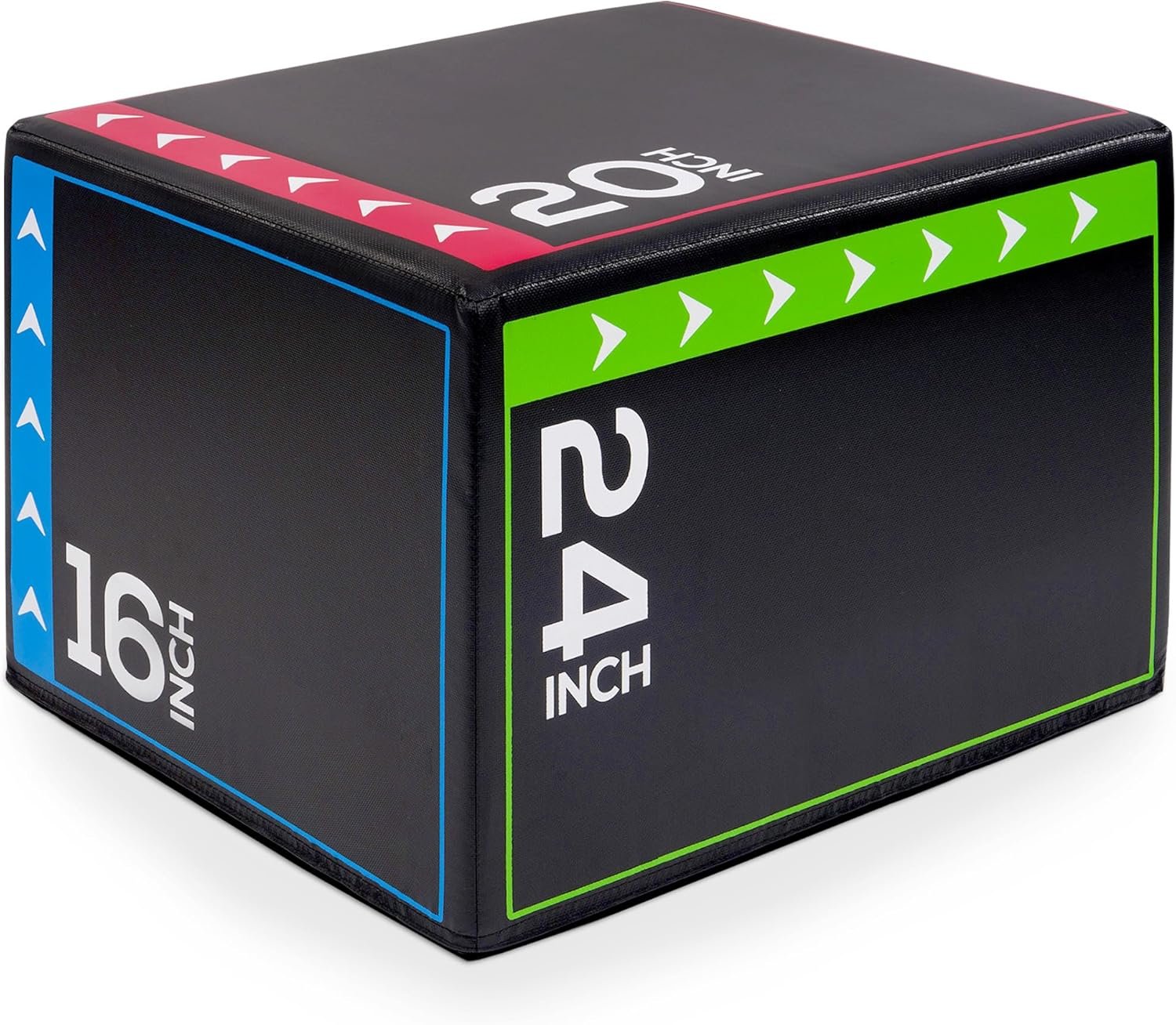 BalanceFrom Foam Plyo Jumping Exercise Box for Home Gym, Multiple Size and Color Options - for - Image 2