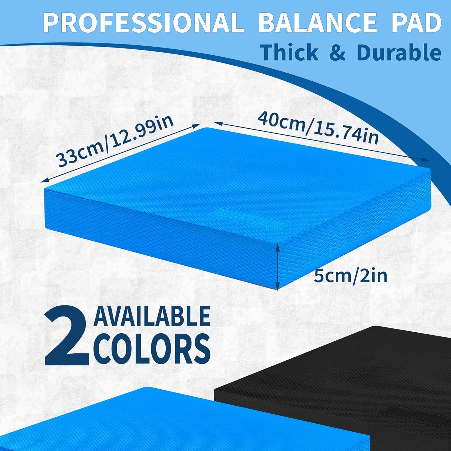 Professional Foam Balance Pad, Large Balance Pads for Physical Therapy, Foam Balance Board for - Image 3