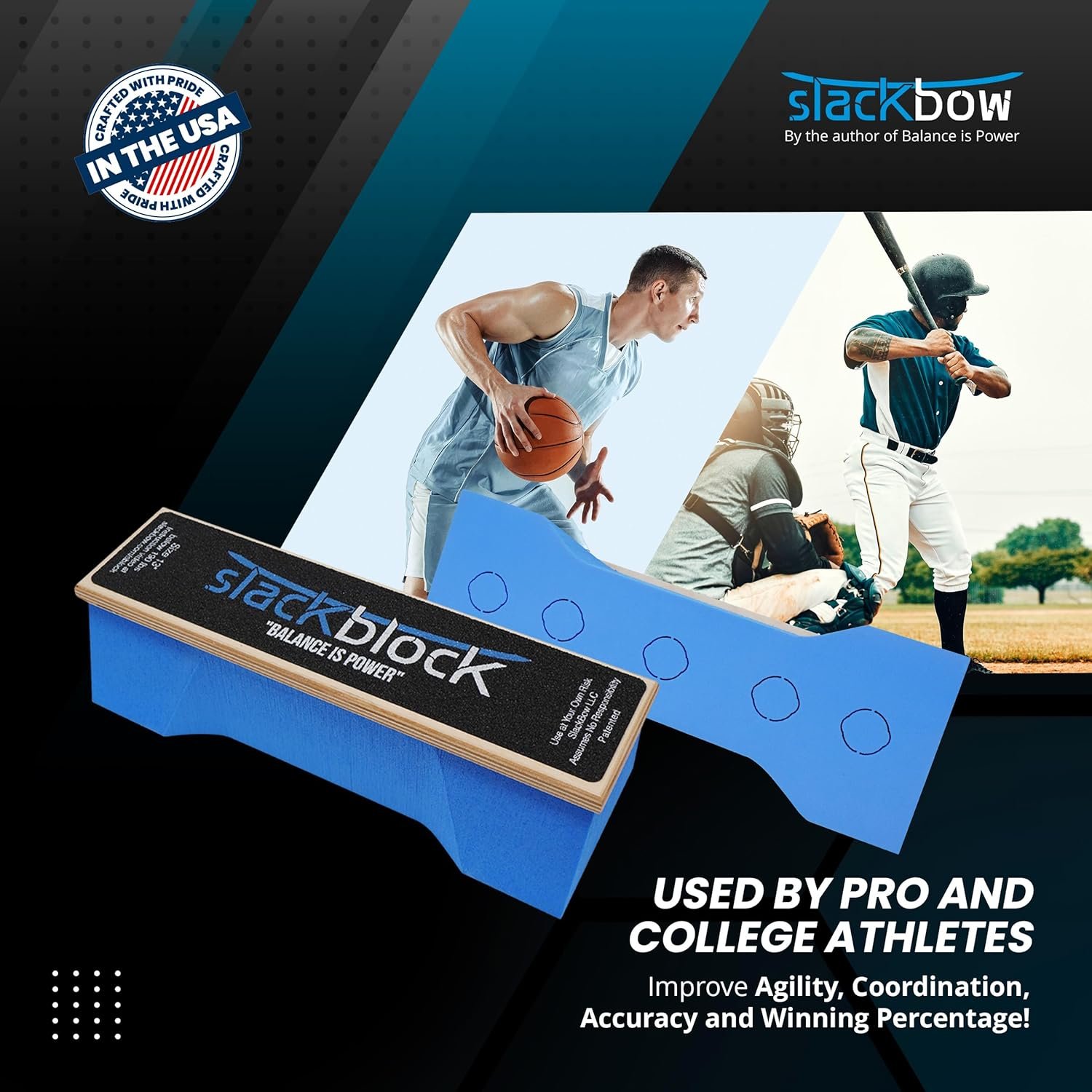 SlackBlock Athletic Balance Trainer – Improve Balance, Stability, and Athletic Performance – - Image 5