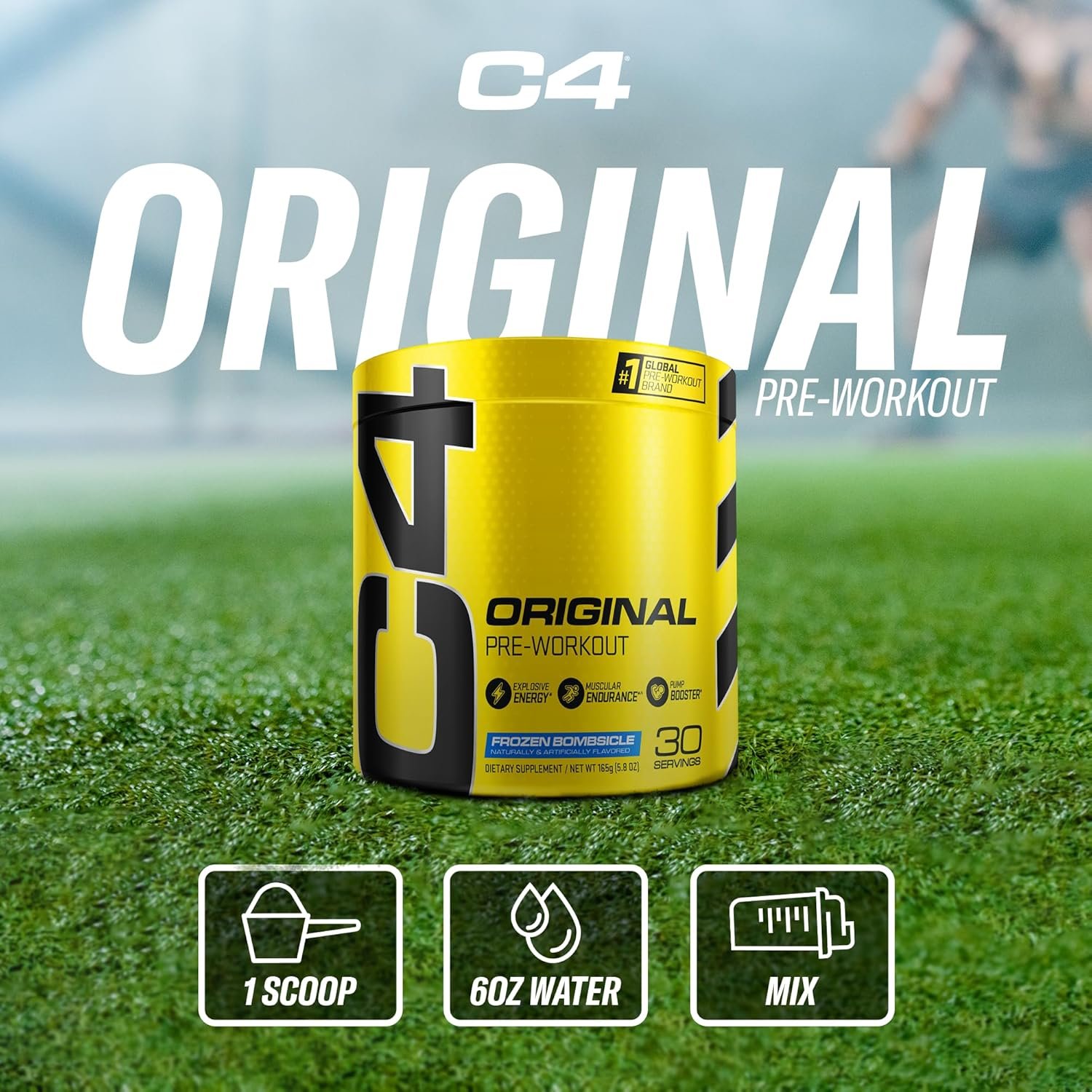 Cellucor C4 Original Pre Workout Powder Frozen Bombsicle Sugar Free Preworkout Energy for Men & - Image 8