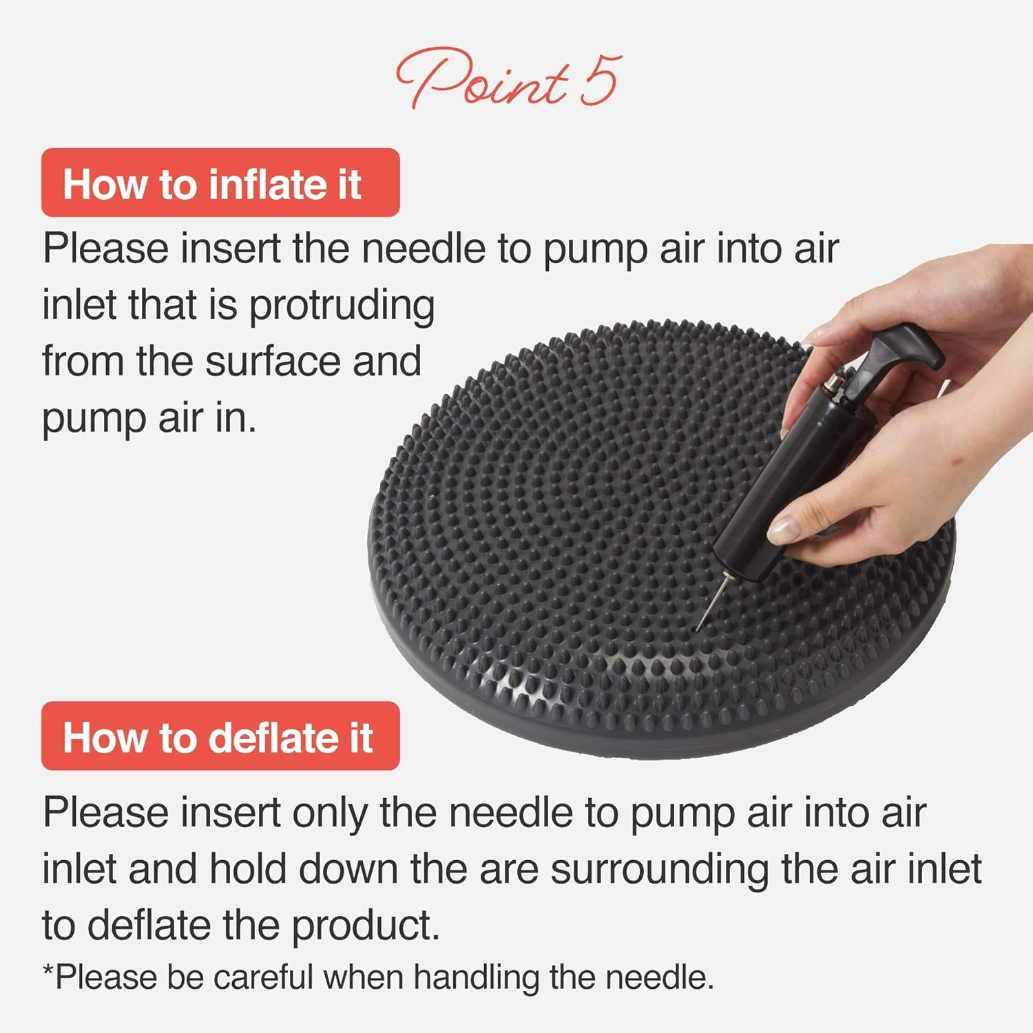 Primasole Balance disc 1 PC Comes with an air Pump Exercise Disk for Stability Workout - Image 7