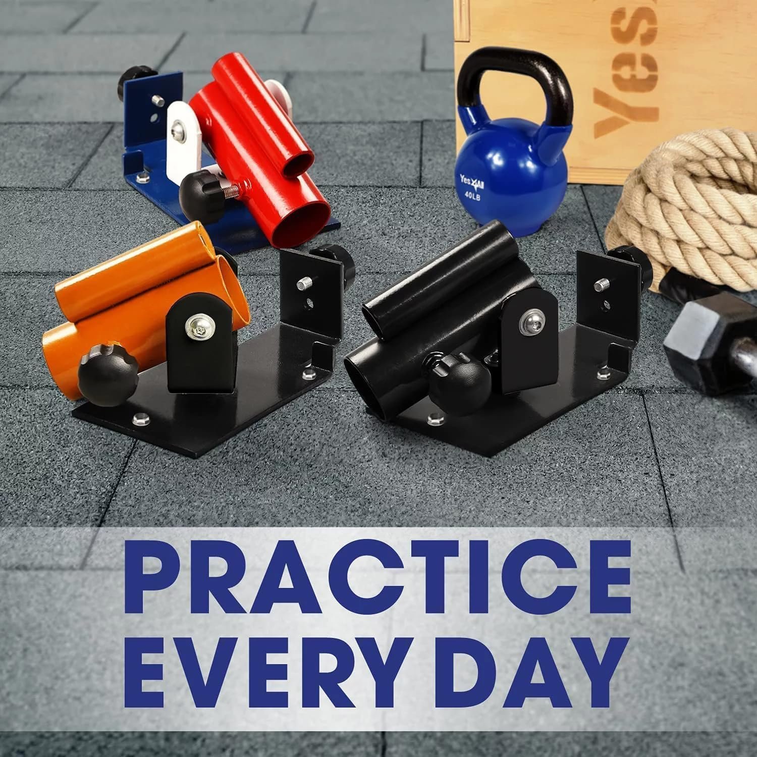 Yes4All Deluxe T-Bar Row Platform – Full 360° Swivel & Easy to Install – Fits 1” Standard and 2” - Image 5