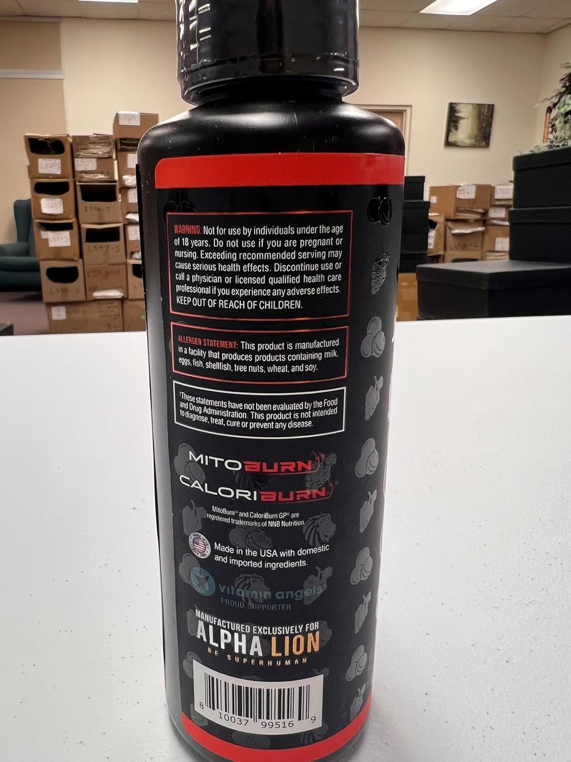 ALPHA LION Burn2O L-Carnitine Liquid 2000mg – Stim Free Super Thermogenic Fat Burner with MitoBurn® - Image 9