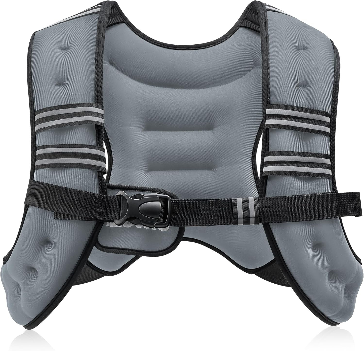 ZELUS Weighted Vest, 6lb/8lb/12lb/16lb/20lb/25lb/30lb Weight Vest with Reflective Stripe for - Image 2