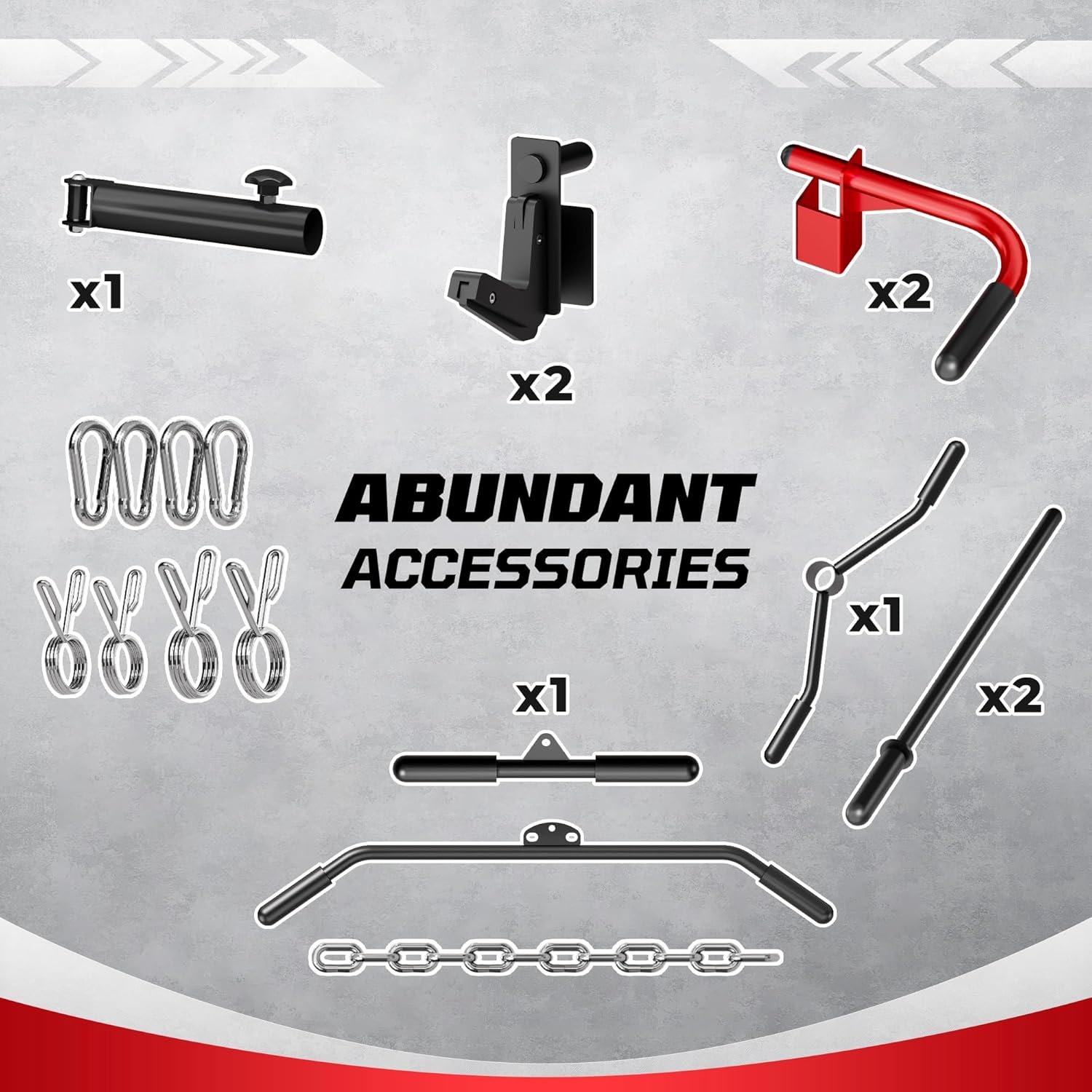 Power Cage, 2000LBS Multi-Function S11 Power Rack with LAT Pulldown, Squat Rack with Adjustable - Image 8