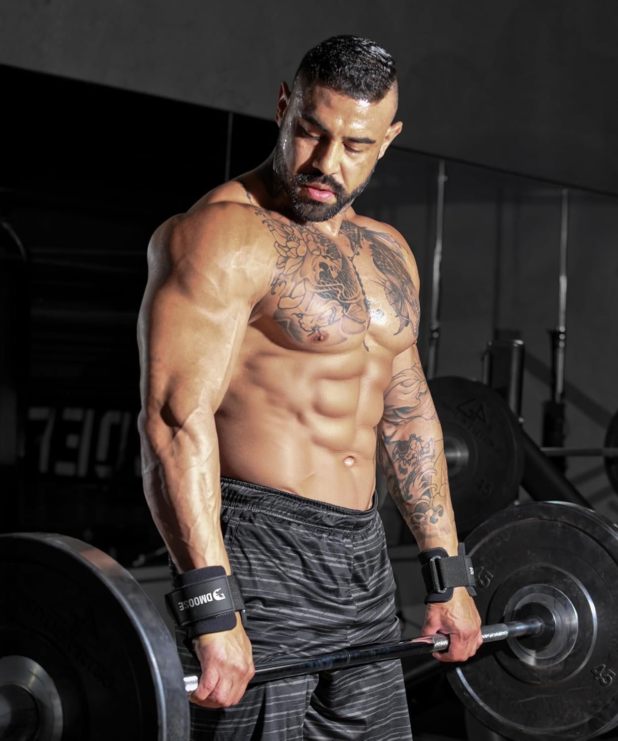 DMoose Fitness Weight Lifting Hooks (Pair) for Deadlifts, Pull Ups, Rows & Shrugs - Anti-Rip Nylon - Image 9