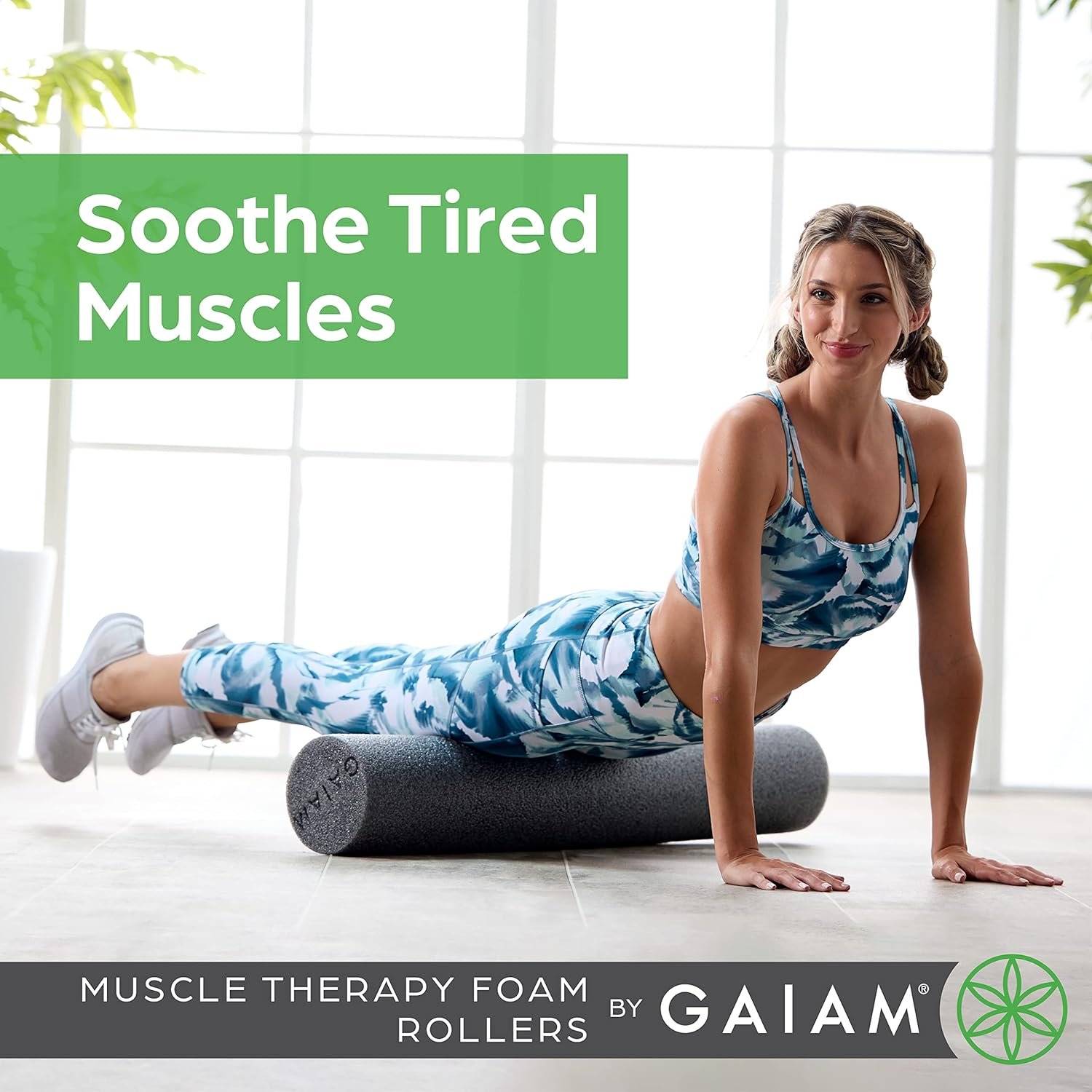 Gaiam Restore Foam Roller for Muscle Massage - Deep Tissue Muscle Massager for Sore Muscles & - Image 3