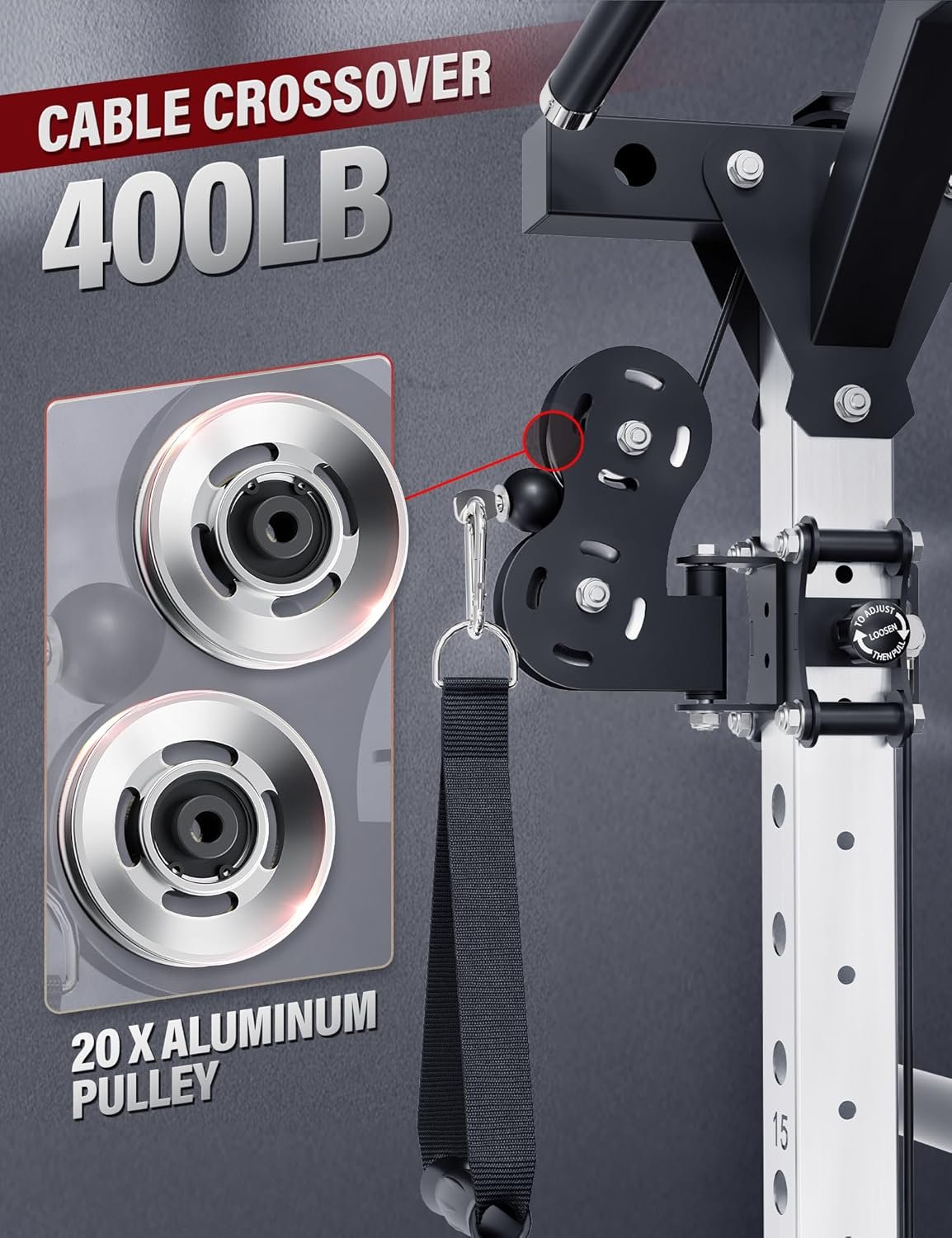 Major Fitness Drone2 Advanced Training Smith Machines– All-in-One Home Gym Squat Rack with Aluminum - Image 4