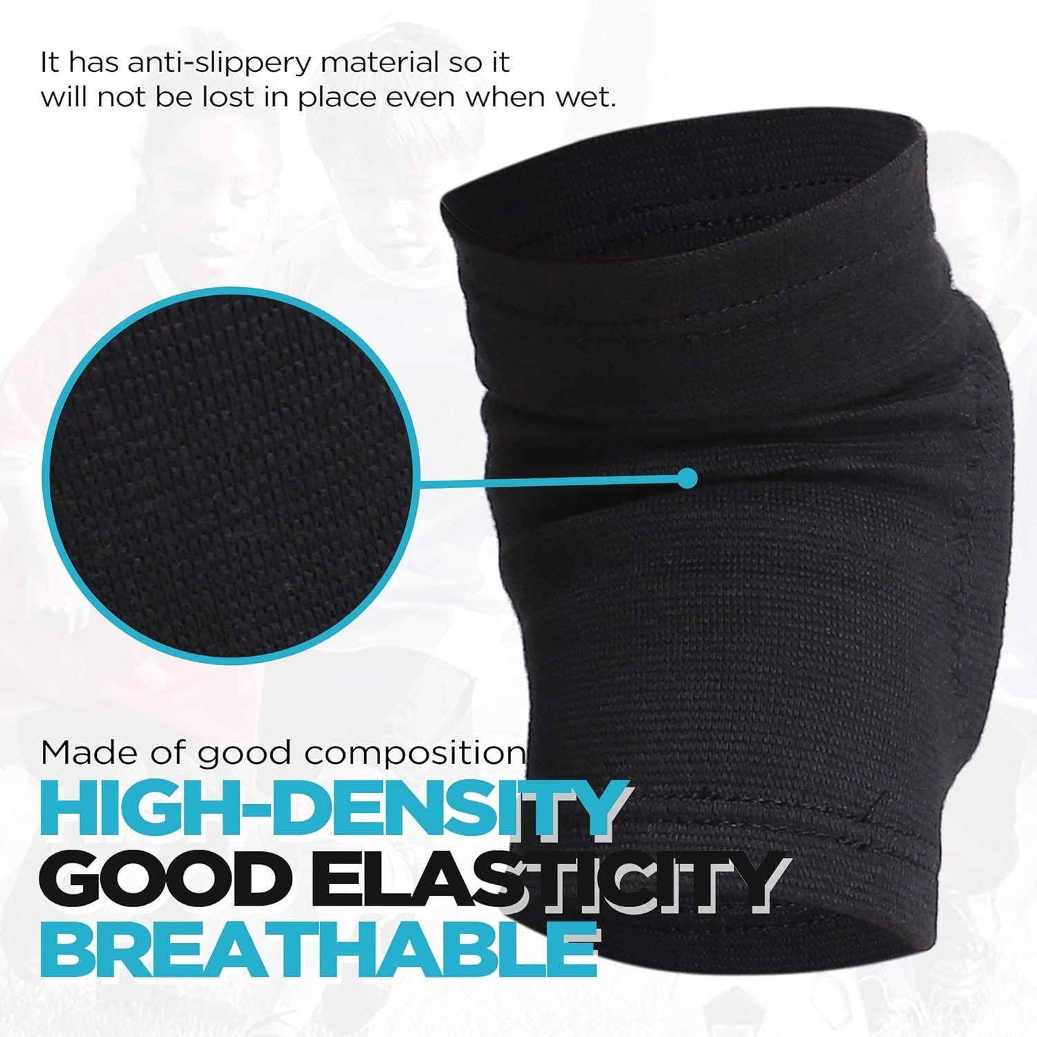 Bodyprox Volleyball Knee Pads for Junior Youth, 1 Pair Unisex (8-13 Years) - Image 5