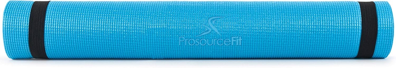 ProsourceFit Classic Yoga Mat 1/8” (3mm) Thick, Extra Long 72-Inch Lightweight Fitness Mat with - Image 3