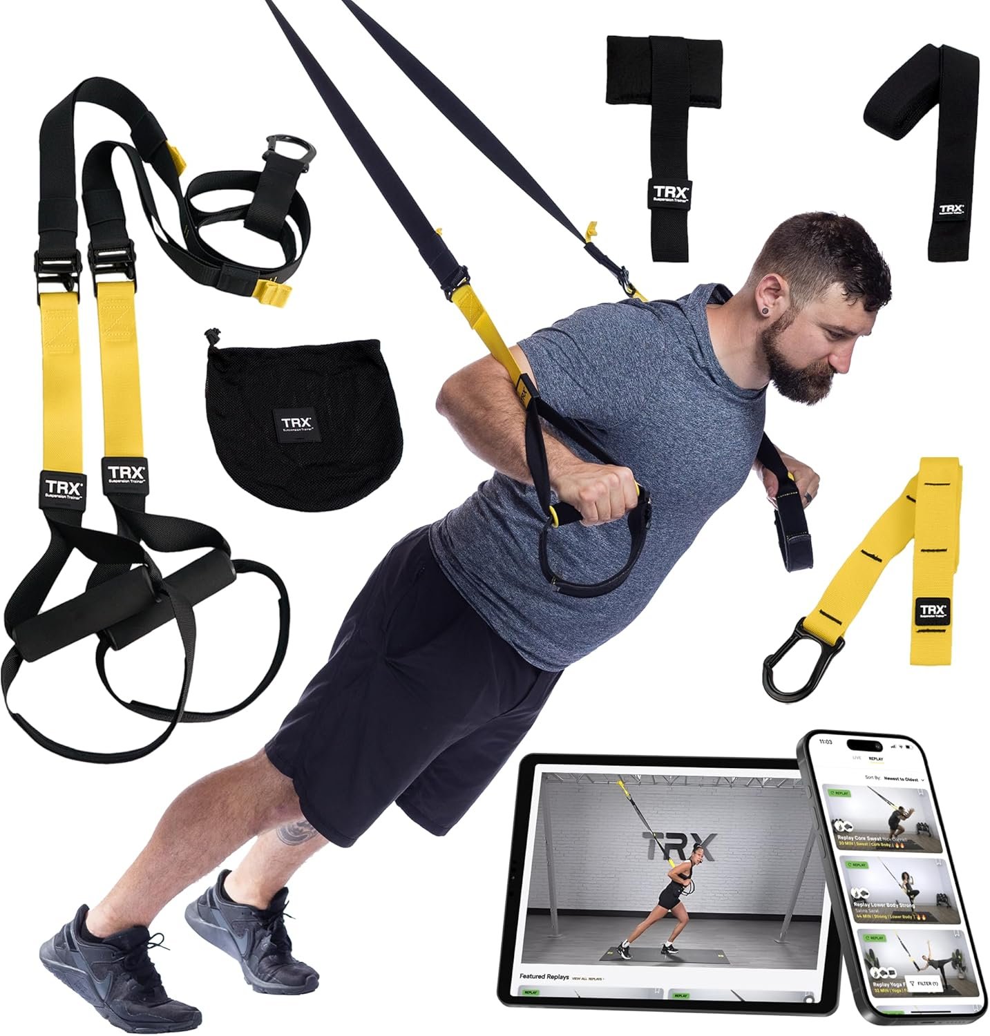 TRX All-in-ONE Suspension Training System: Full Body Workouts for Your Home Gym, Travel, and Outdoor - Image 2