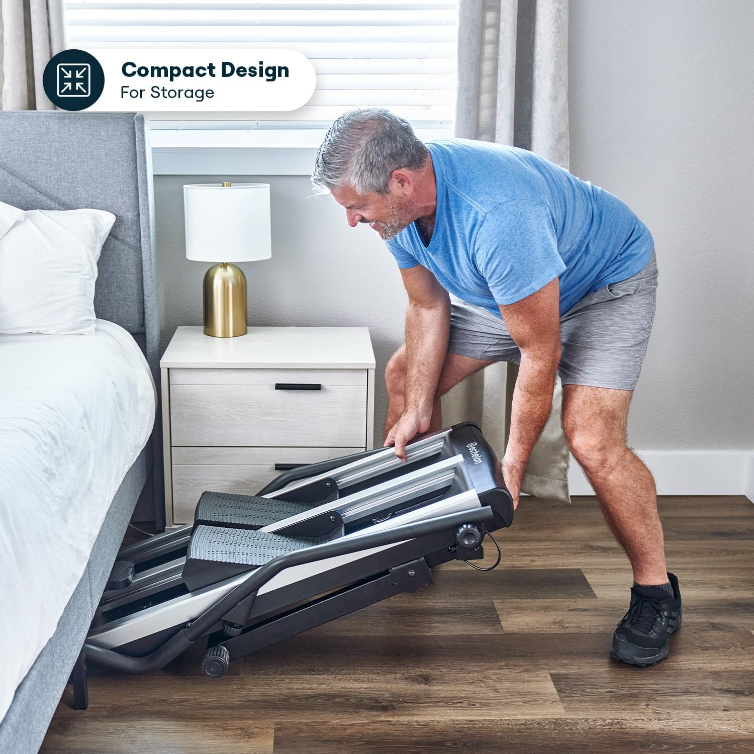 Echelon Stair Climber Sport for Low Impact Cardio at Home – Foldable Design, 3 Incline Levels, - Image 6