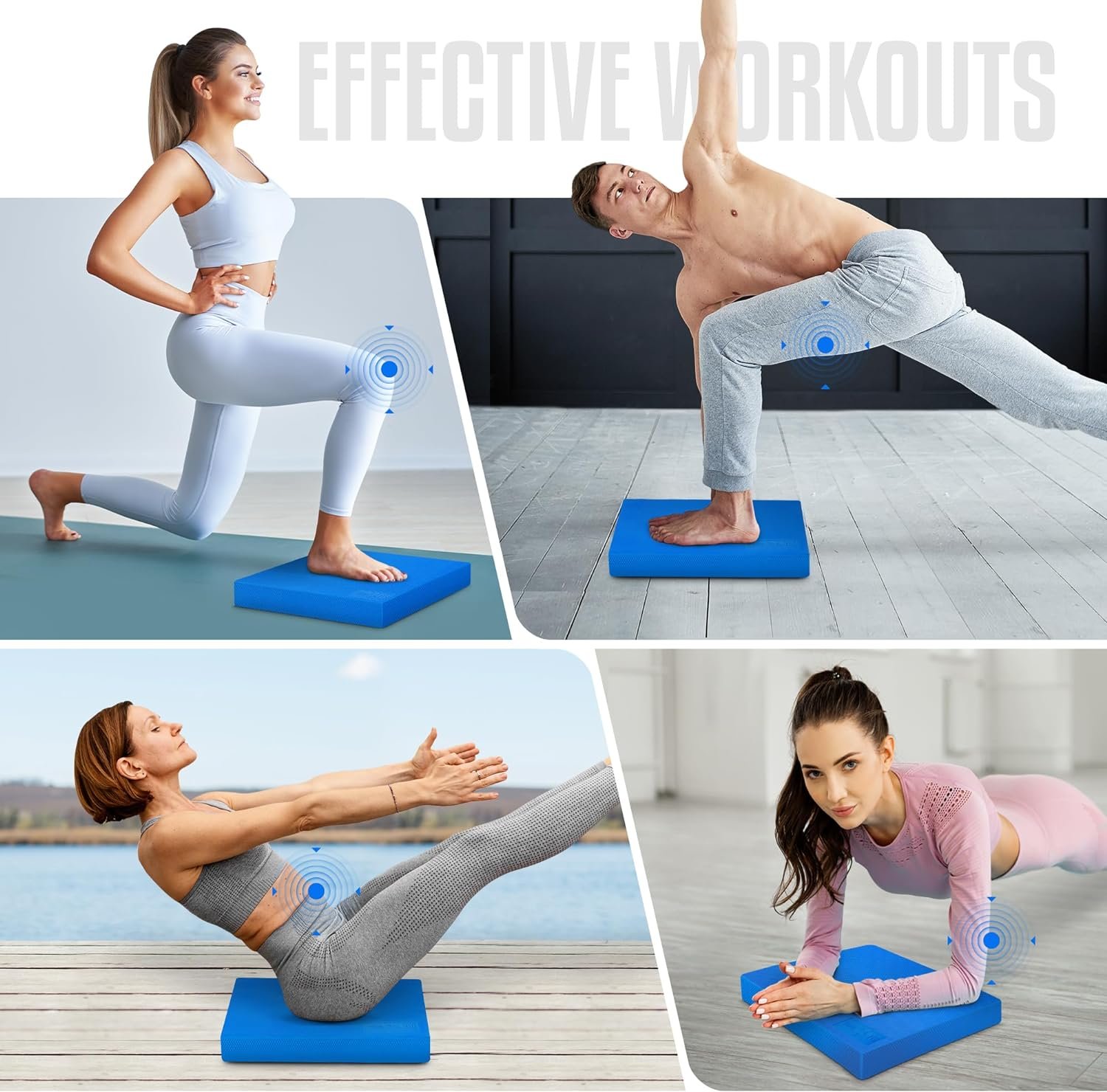 Yes4All Upgraded Size Foam Pad for Exercise, Nonslip Foam Balance Pad Physical Therapy, Yoga & - Image 7