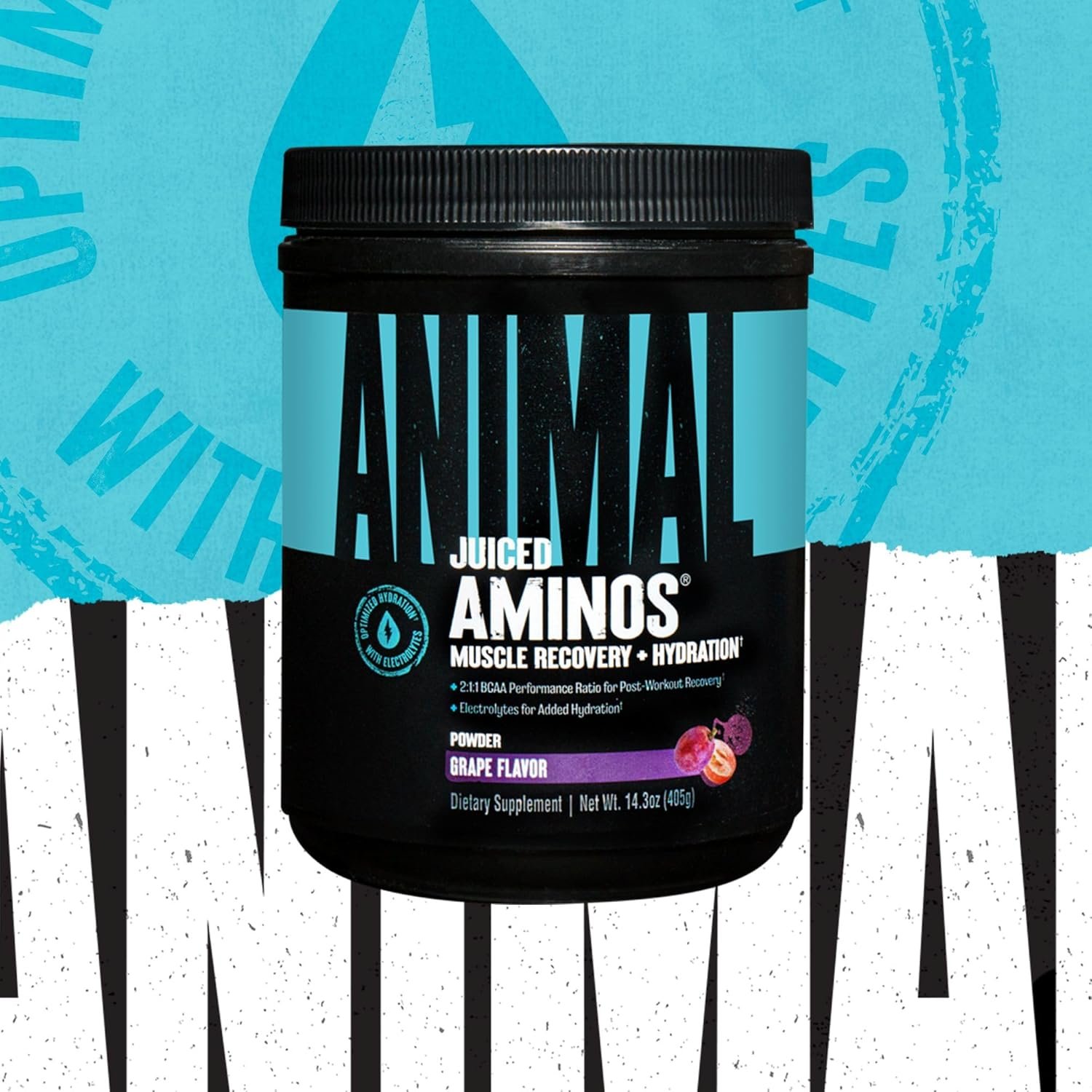 Animal Juiced Amino Acids - BCAA Powder EAA Matrix Plus Hydration with Electrolytes and Sea Salt - Image 3